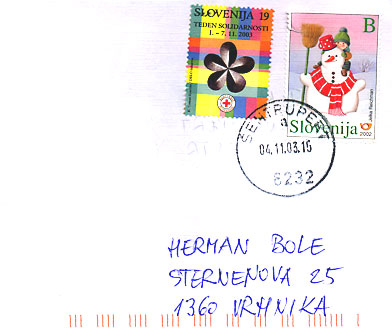 vrednost znamk doplačilnice