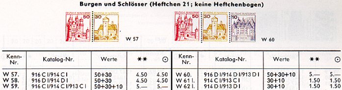 katalog vrednost znamk sotisk