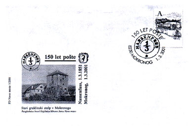 150 let pošte Mokronog