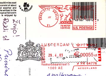 žig poštnega frankirnega stroja